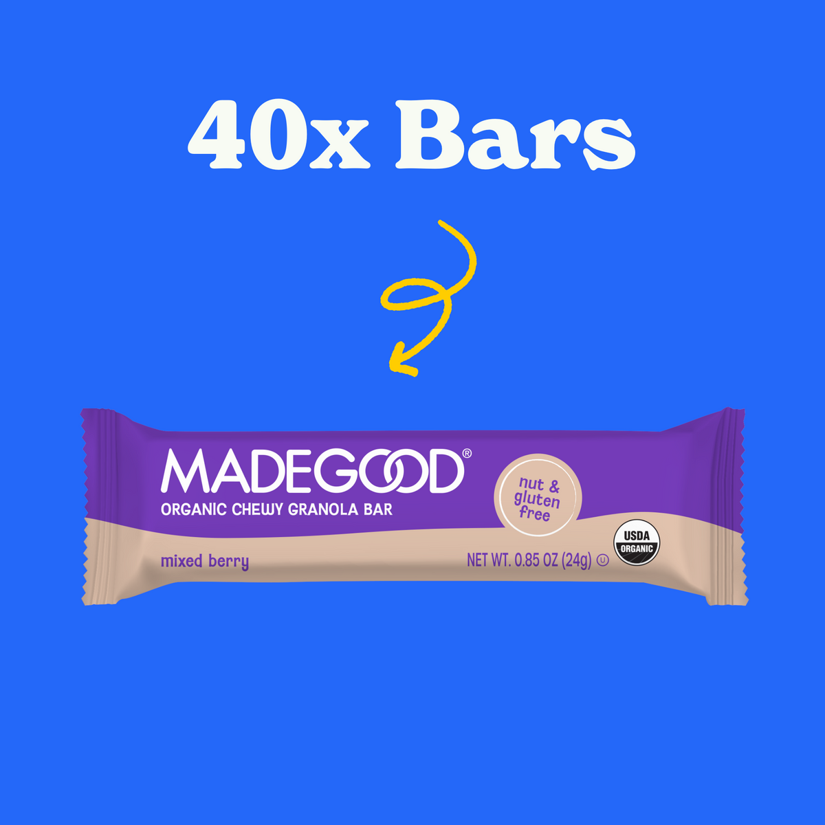 Mixed Berry Granola Bars