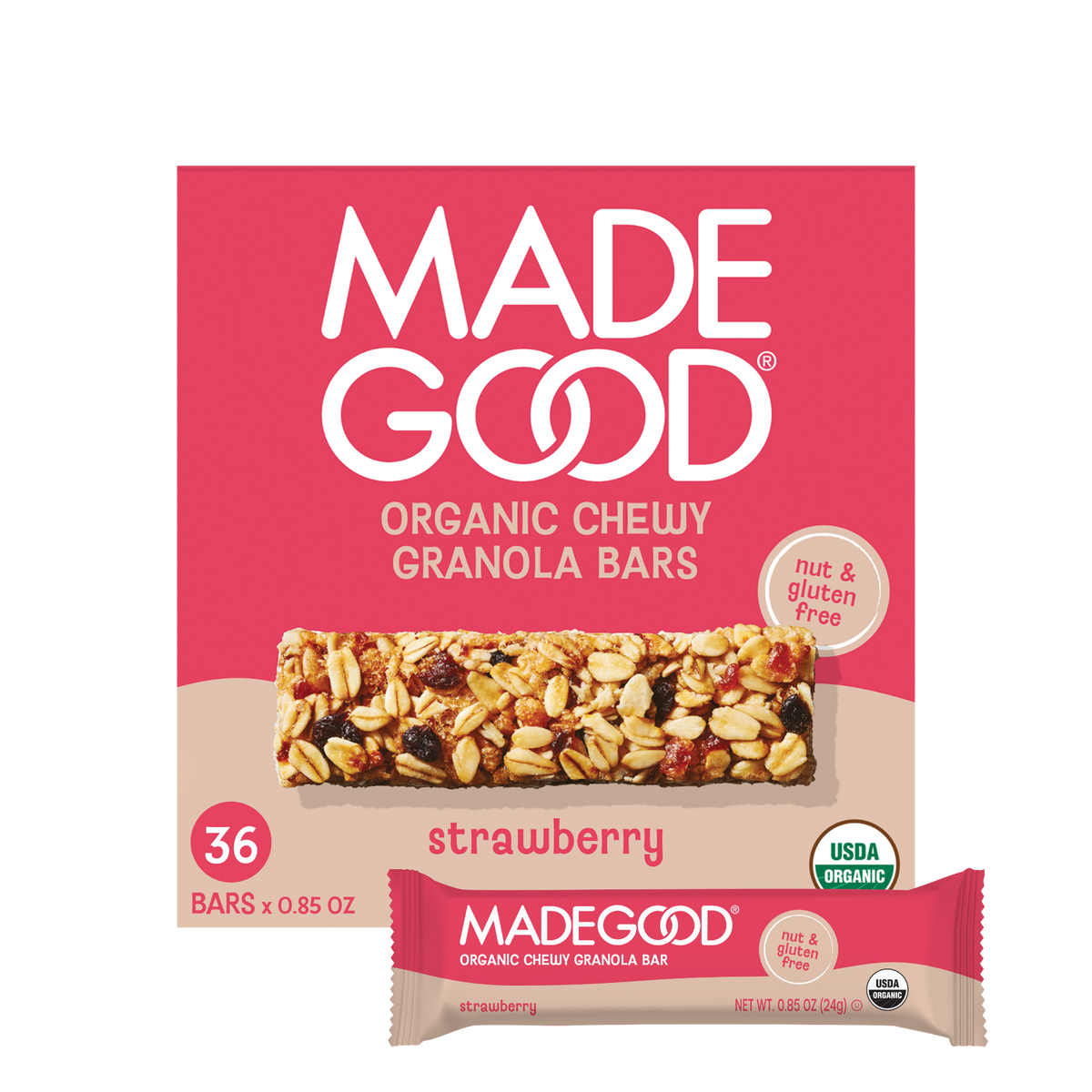 Strawberry Granola Bars