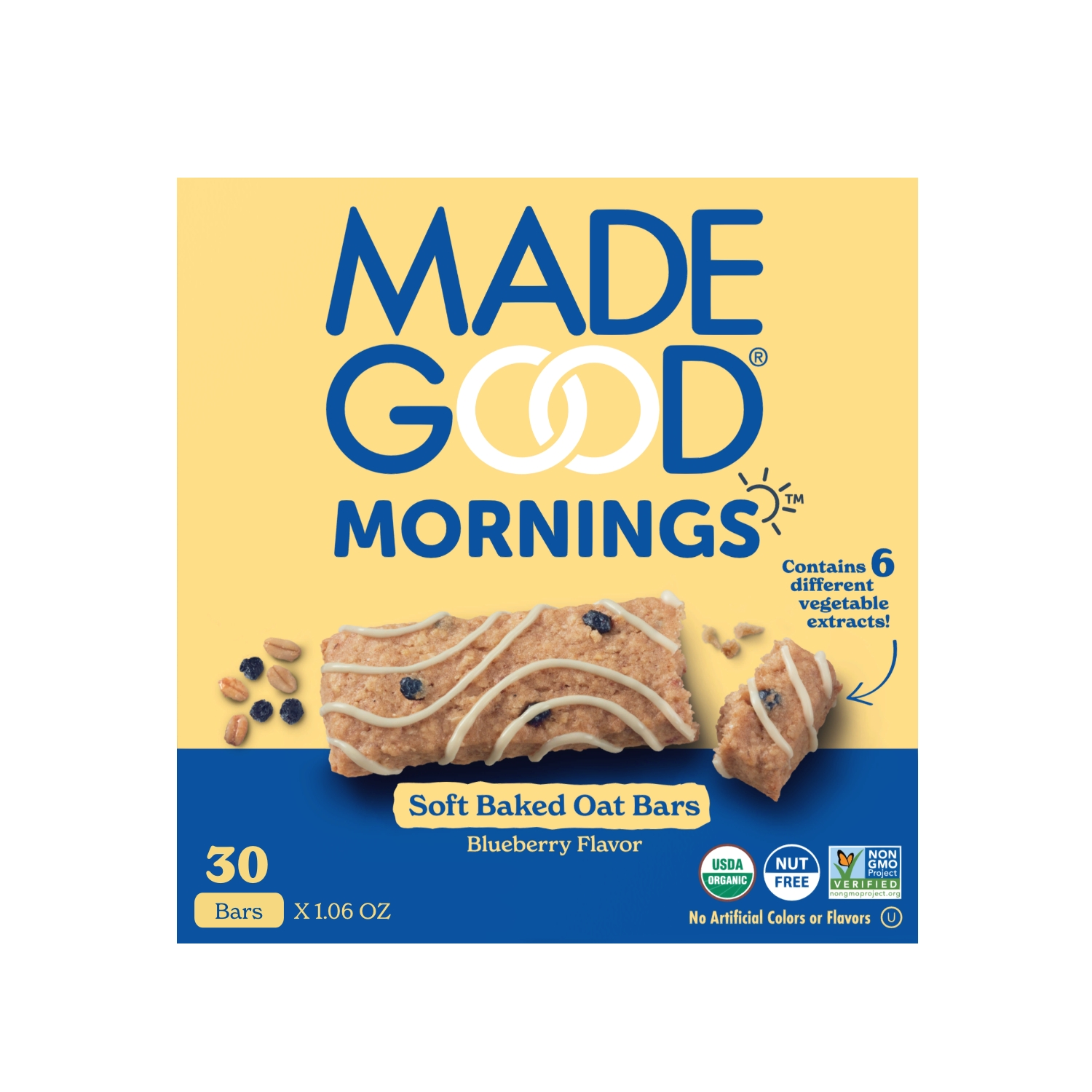 Soft Baked Oat Bars MadeGoodFoodsUSA