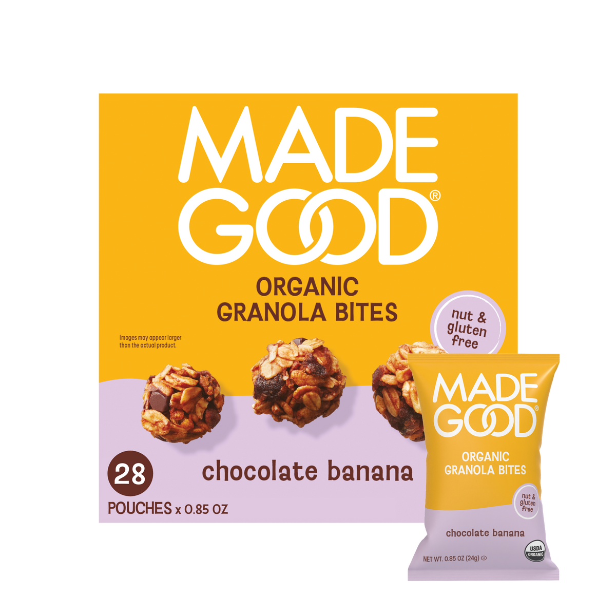Chocolate Banana Granola Bites (28 Count)