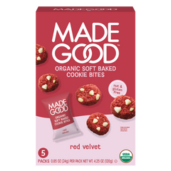 Red Velvet Soft Baked Mini Cookies