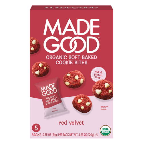 Red Velvet Soft Baked Mini Cookies