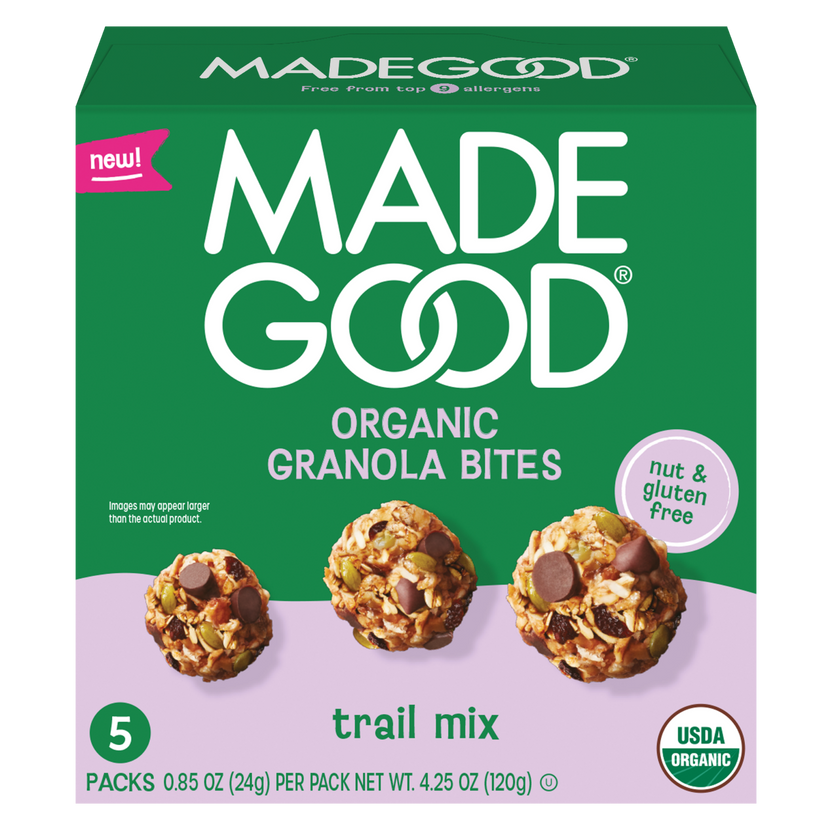 Trail Mix Granola Bites | Organic, non-GMO, Nut-Free Snacks ...