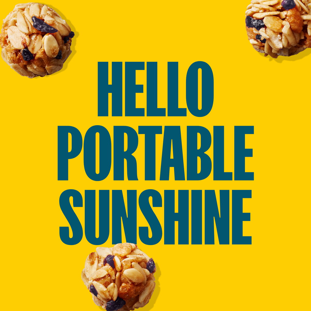 Lemon Blueberry Granola Bites
