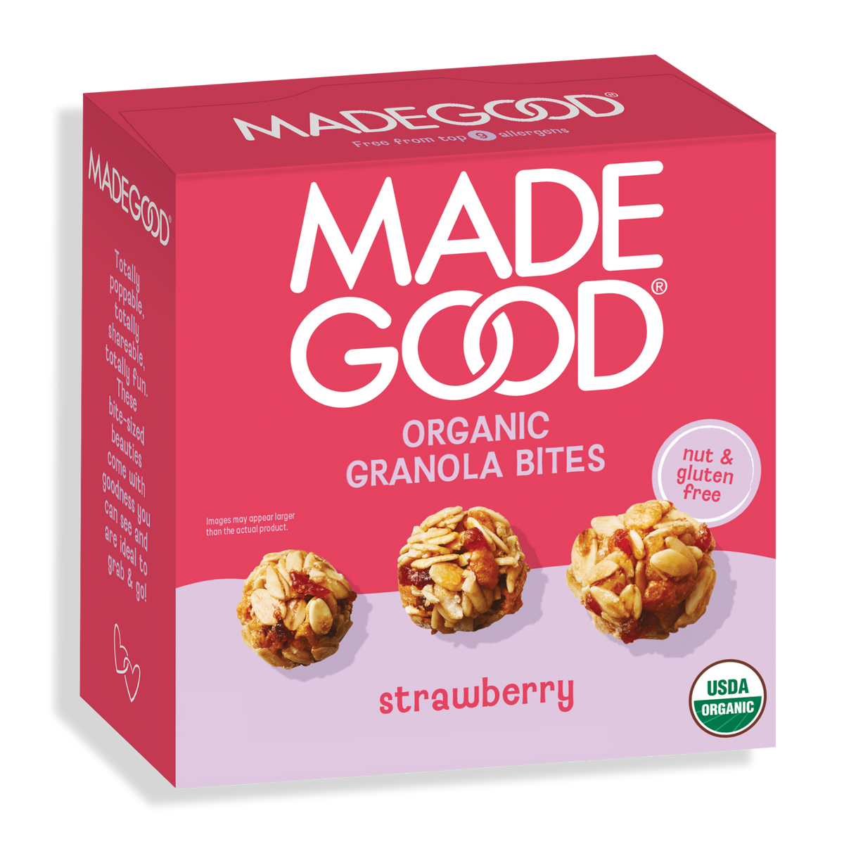 Strawberry Granola Bites