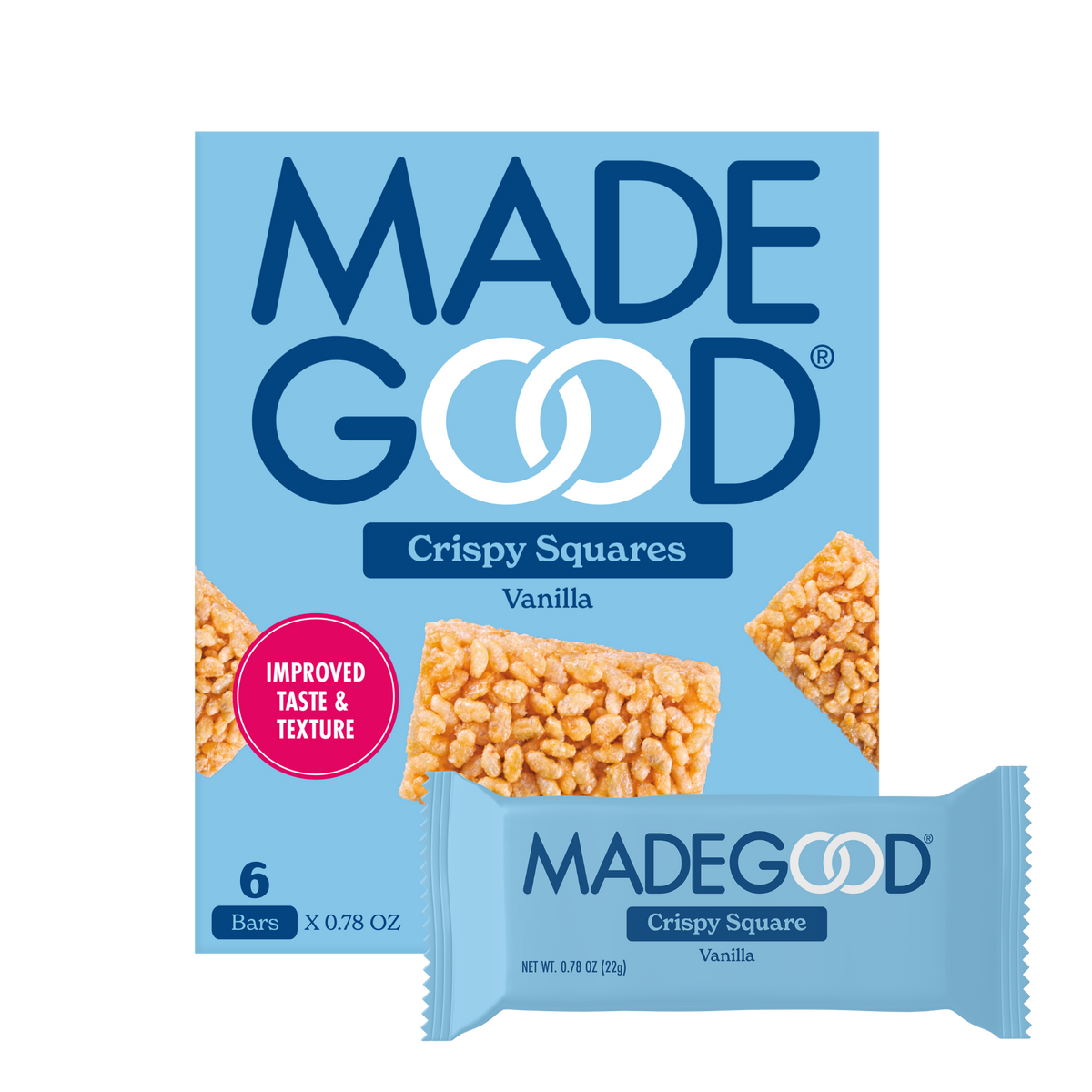 Image of MadeGood Vanilla Crispy Squares
