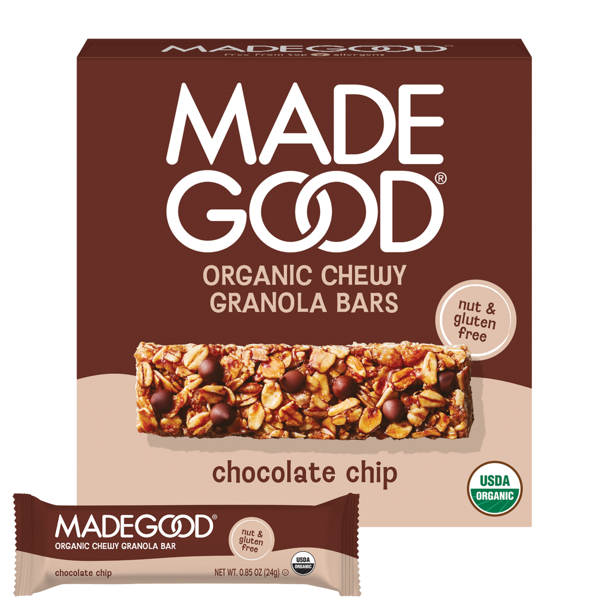 Chocolate Chip Granola Bars