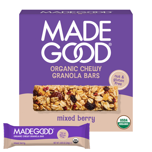 Mixed Berry Granola Bars