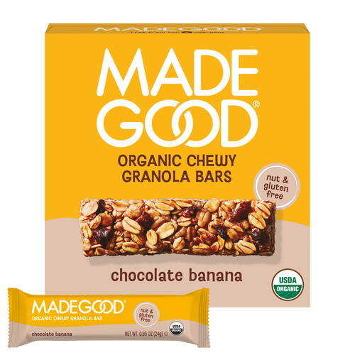 Chocolate Banana Granola Bars