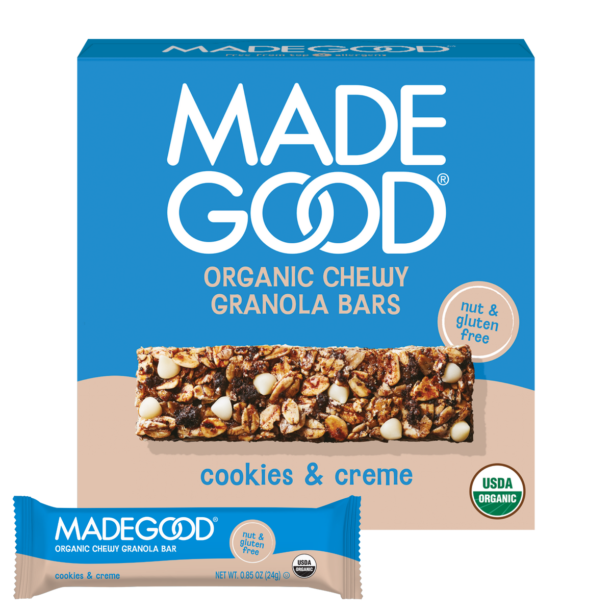 Cookies & Crème Granola Bars