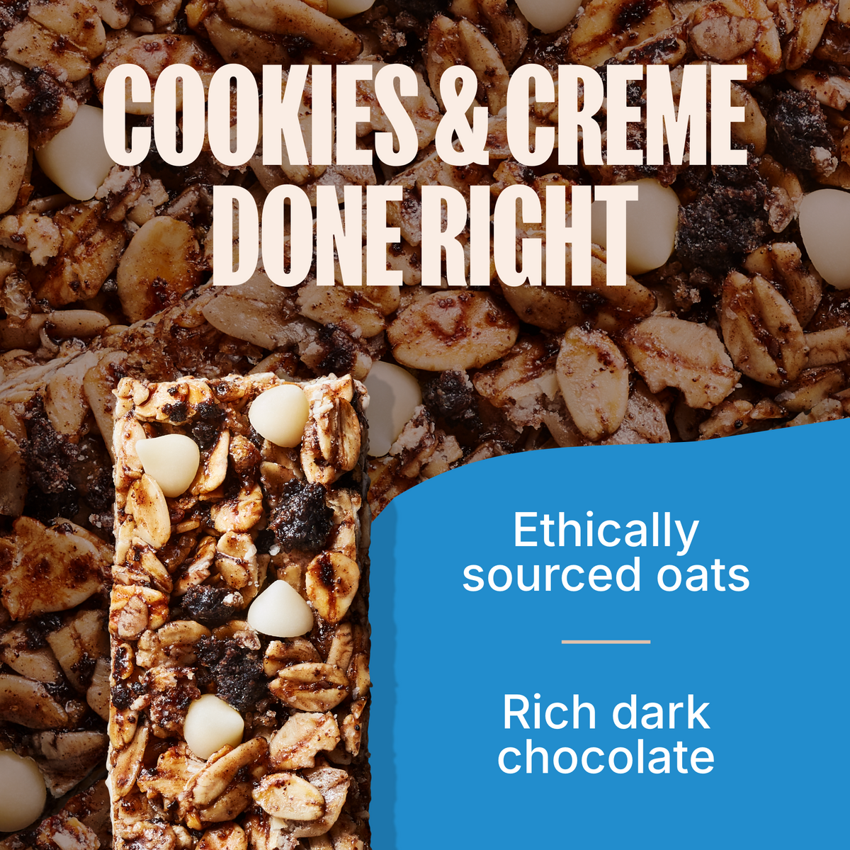 Cookies & Crème Granola Bars