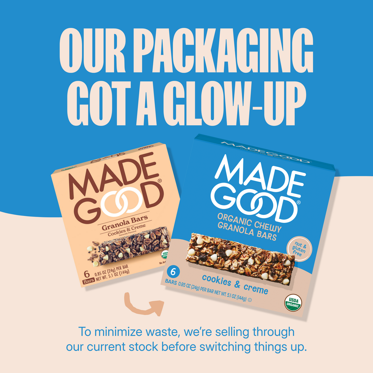 Cookies & Crème Granola Bars