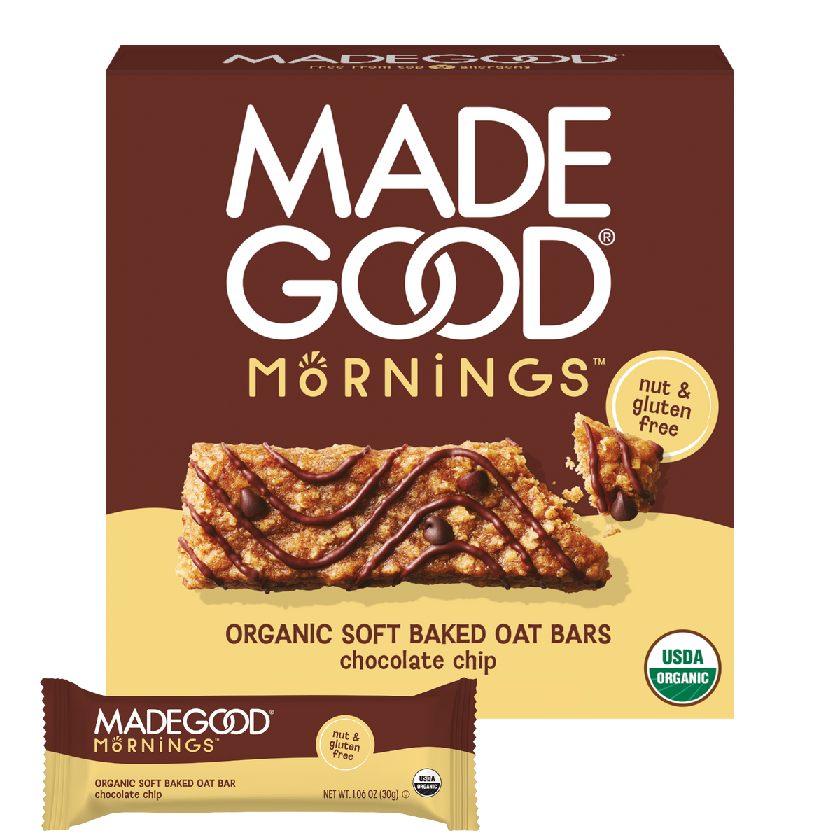 Mornings Chocolate Chip Soft Baked Bars