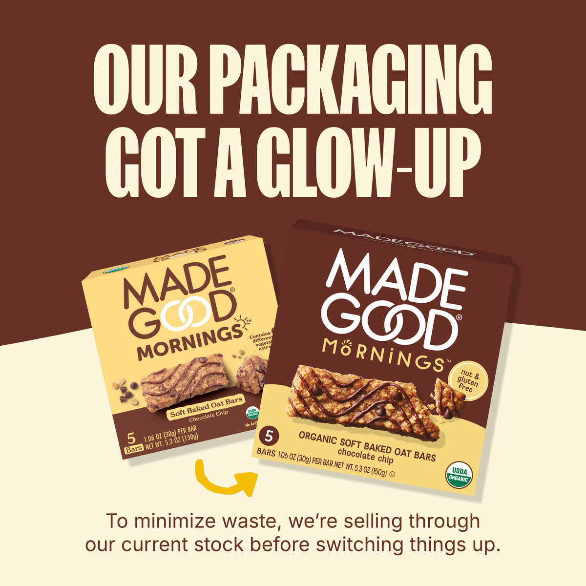 Mornings Chocolate Chip Soft Baked Bars