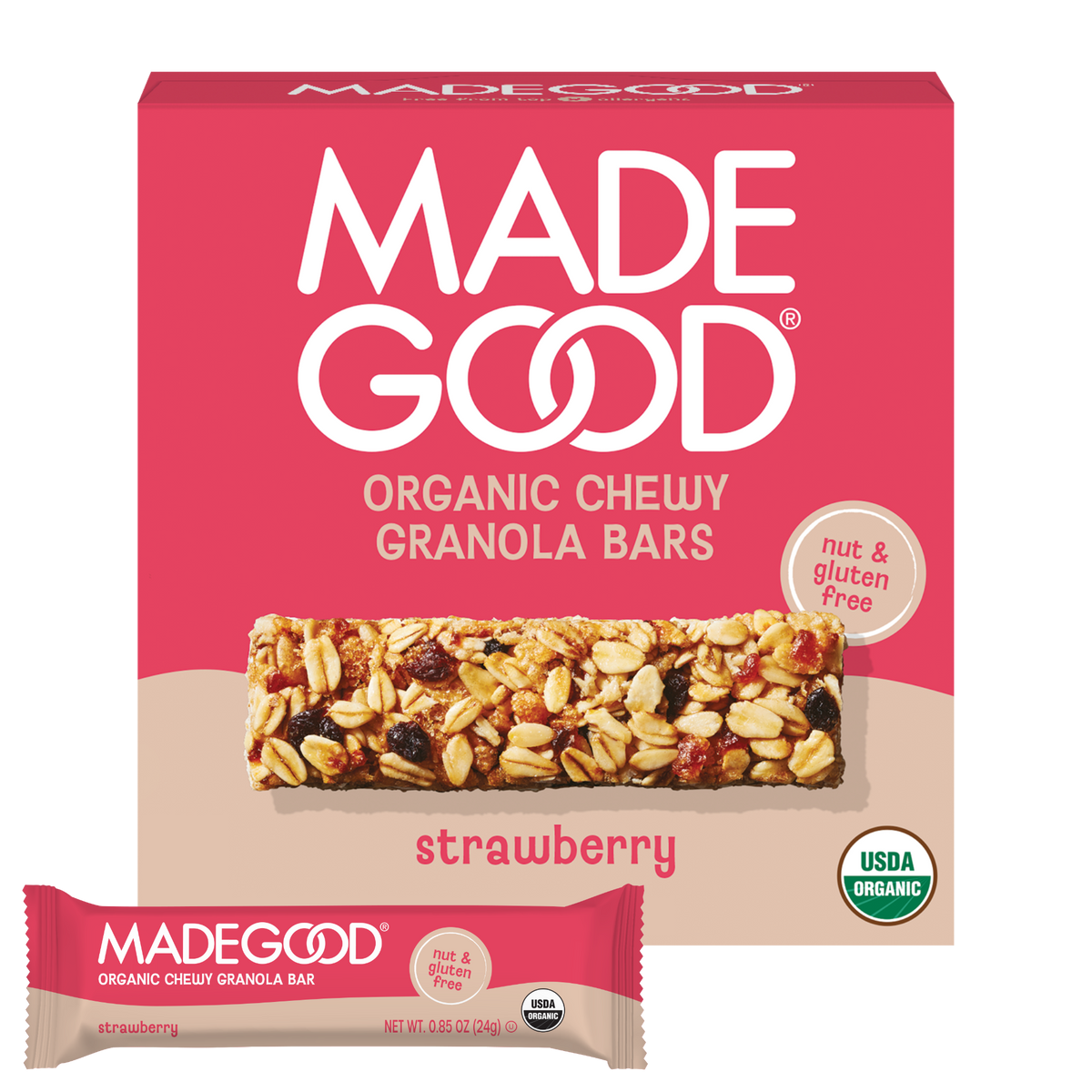 Strawberry Granola Bars