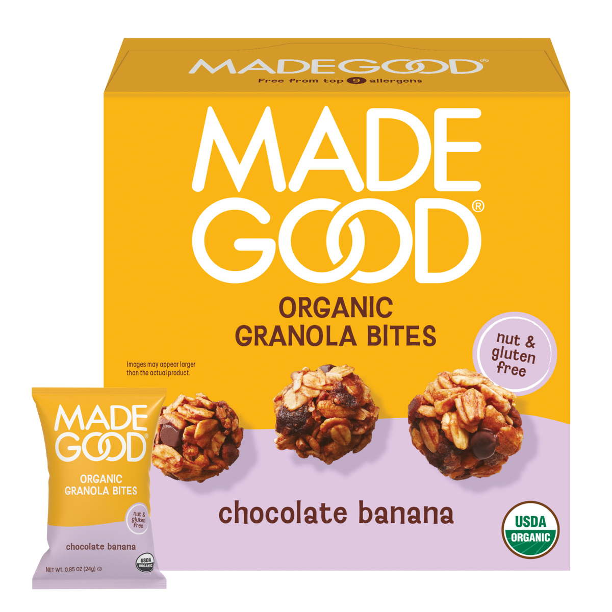 Chocolate Banana Granola Bites