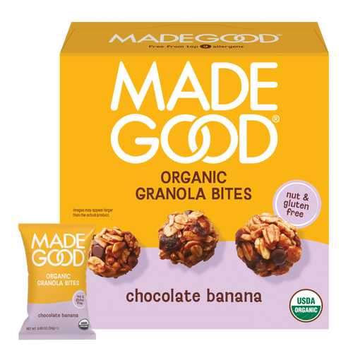 Chocolate Banana Granola Bites