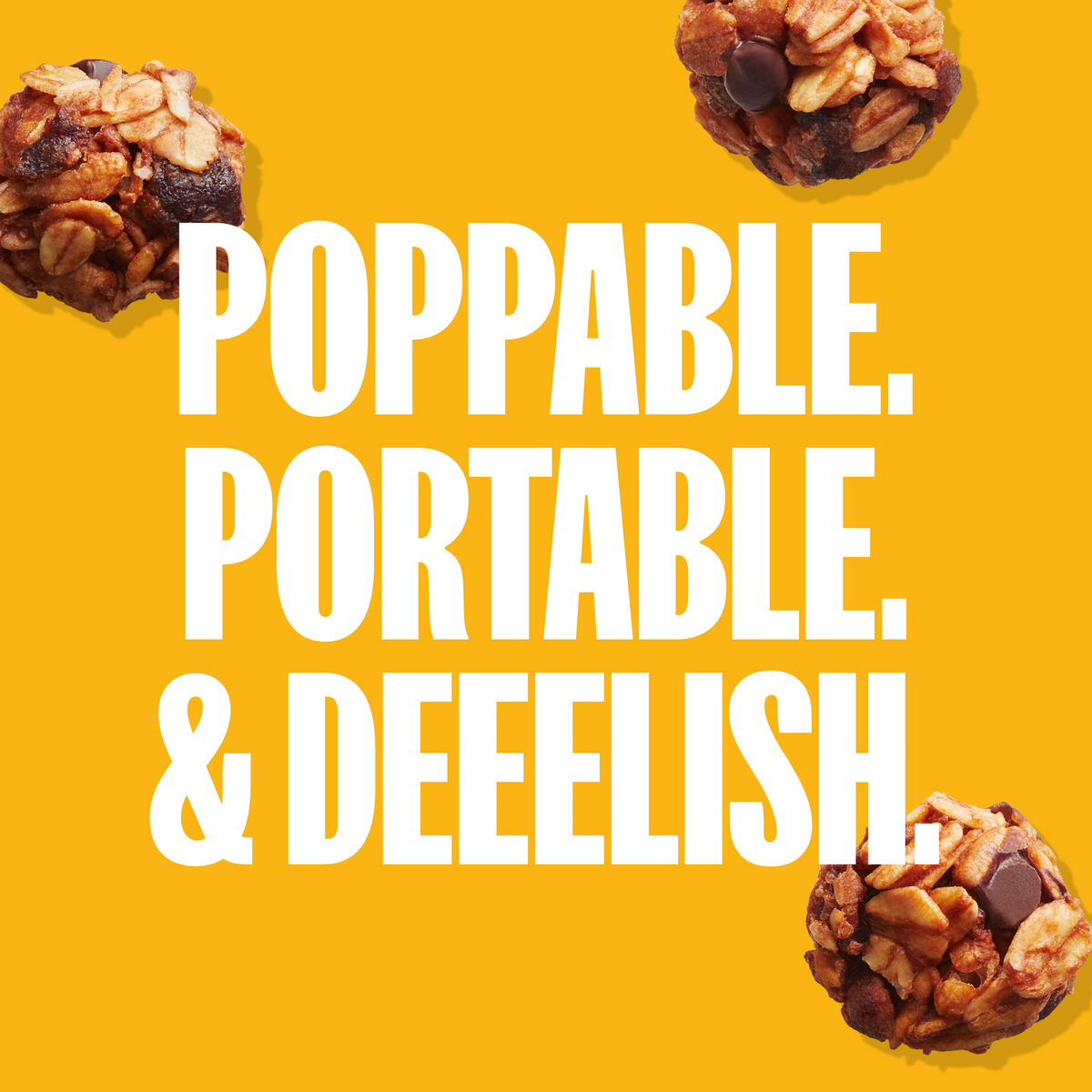 Chocolate Banana Granola Bites