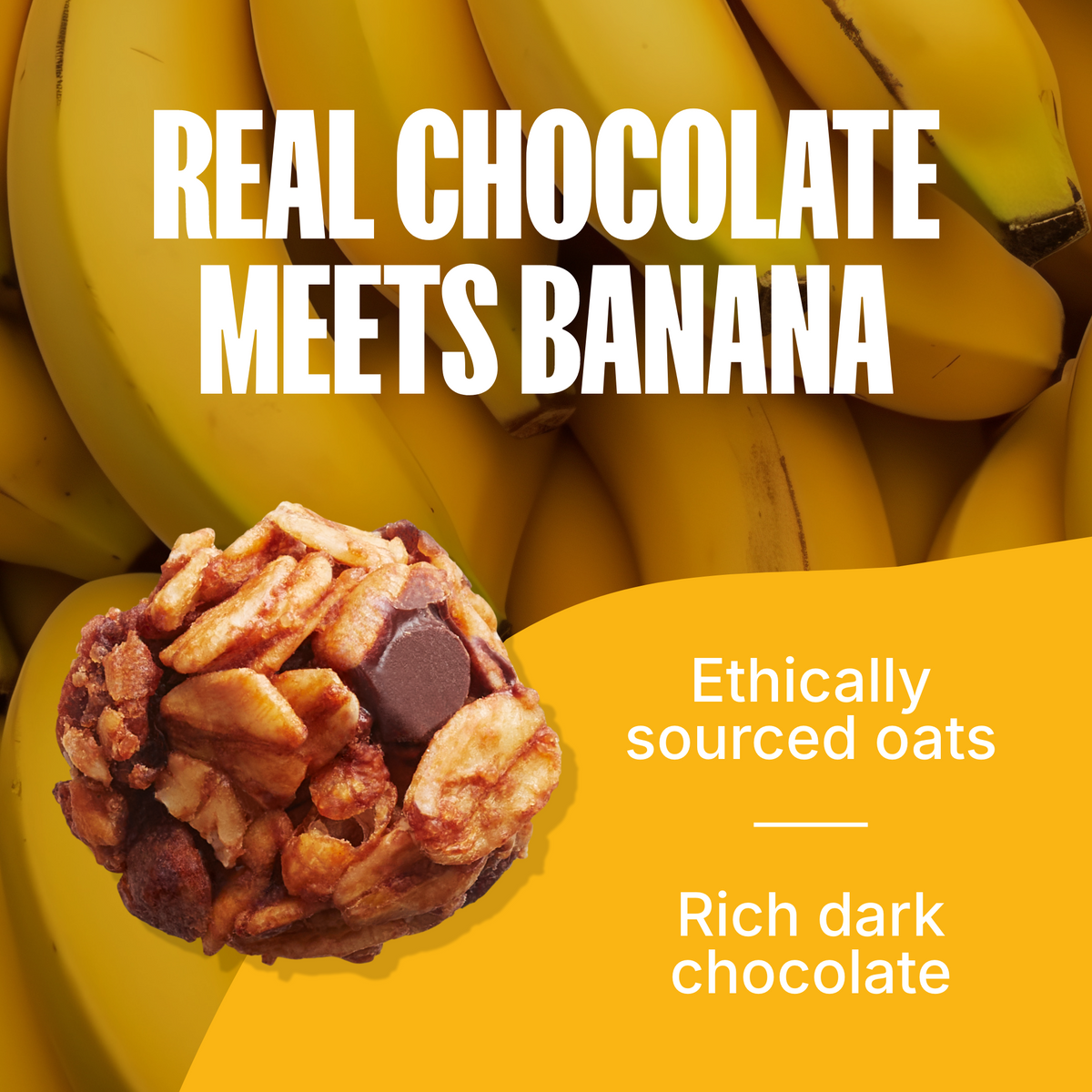 Chocolate Banana Granola Bites