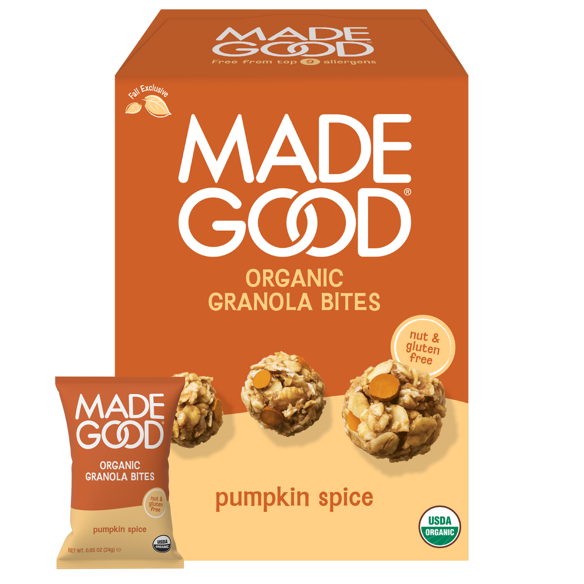 Pumpkin Spice Granola Bites