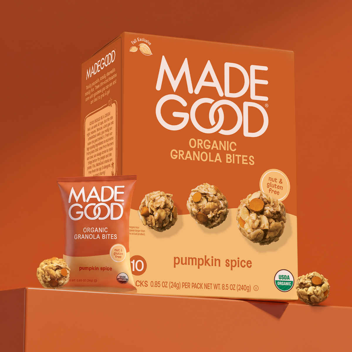 Pumpkin Spice Granola Bites