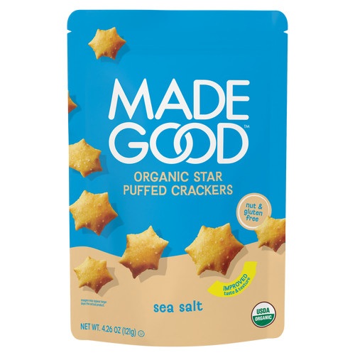 Sea Salt Star Puffed Crackers