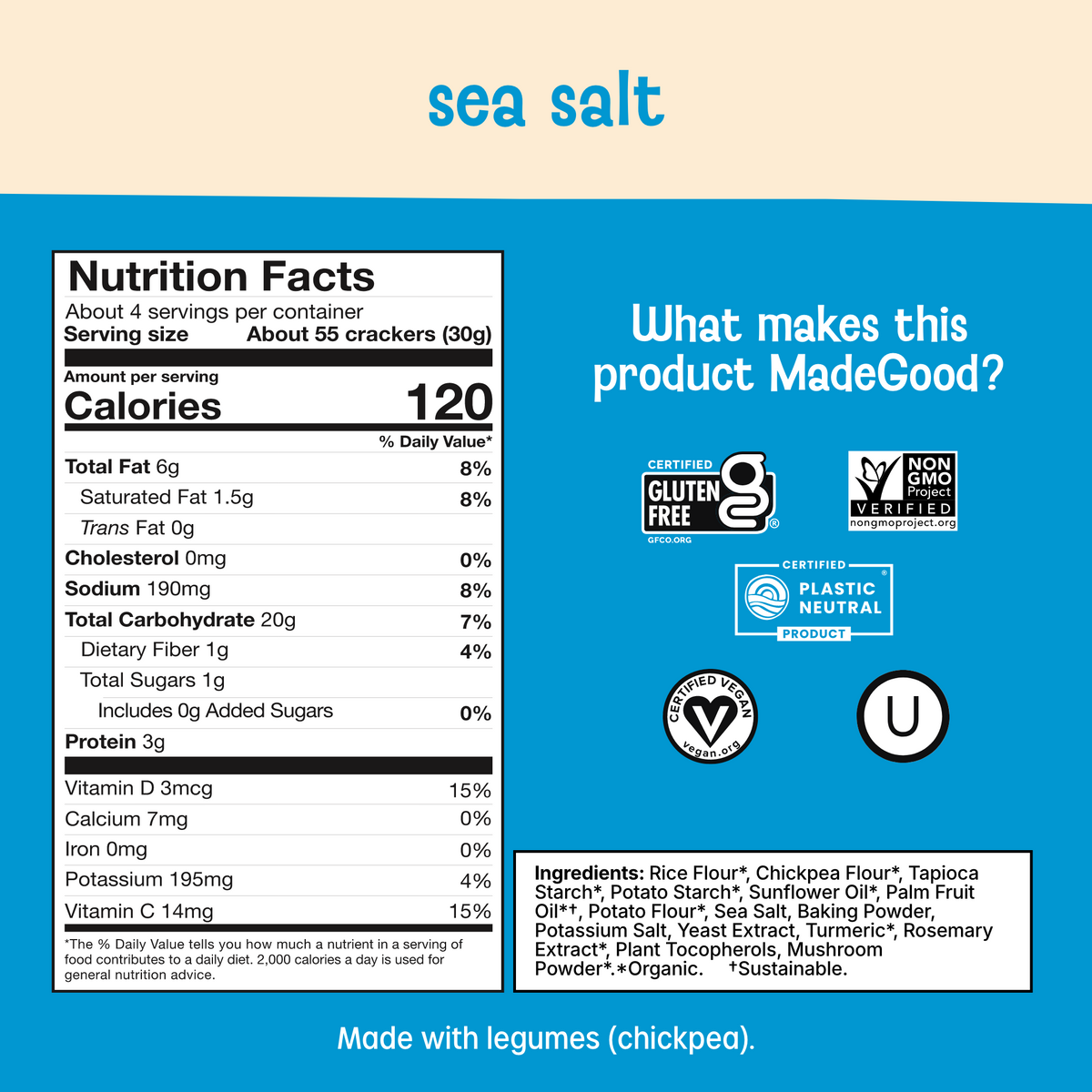 Sea Salt Star Puffed Crackers