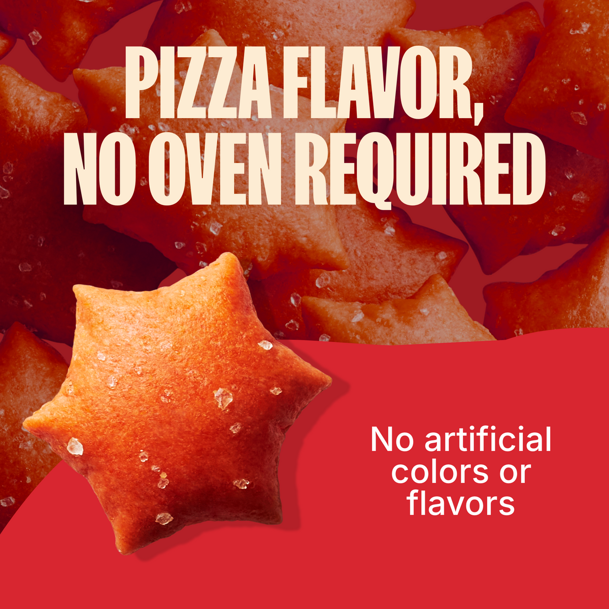 Pizza Star Puffed Crackers