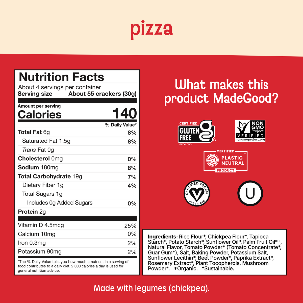 Pizza Star Puffed Crackers