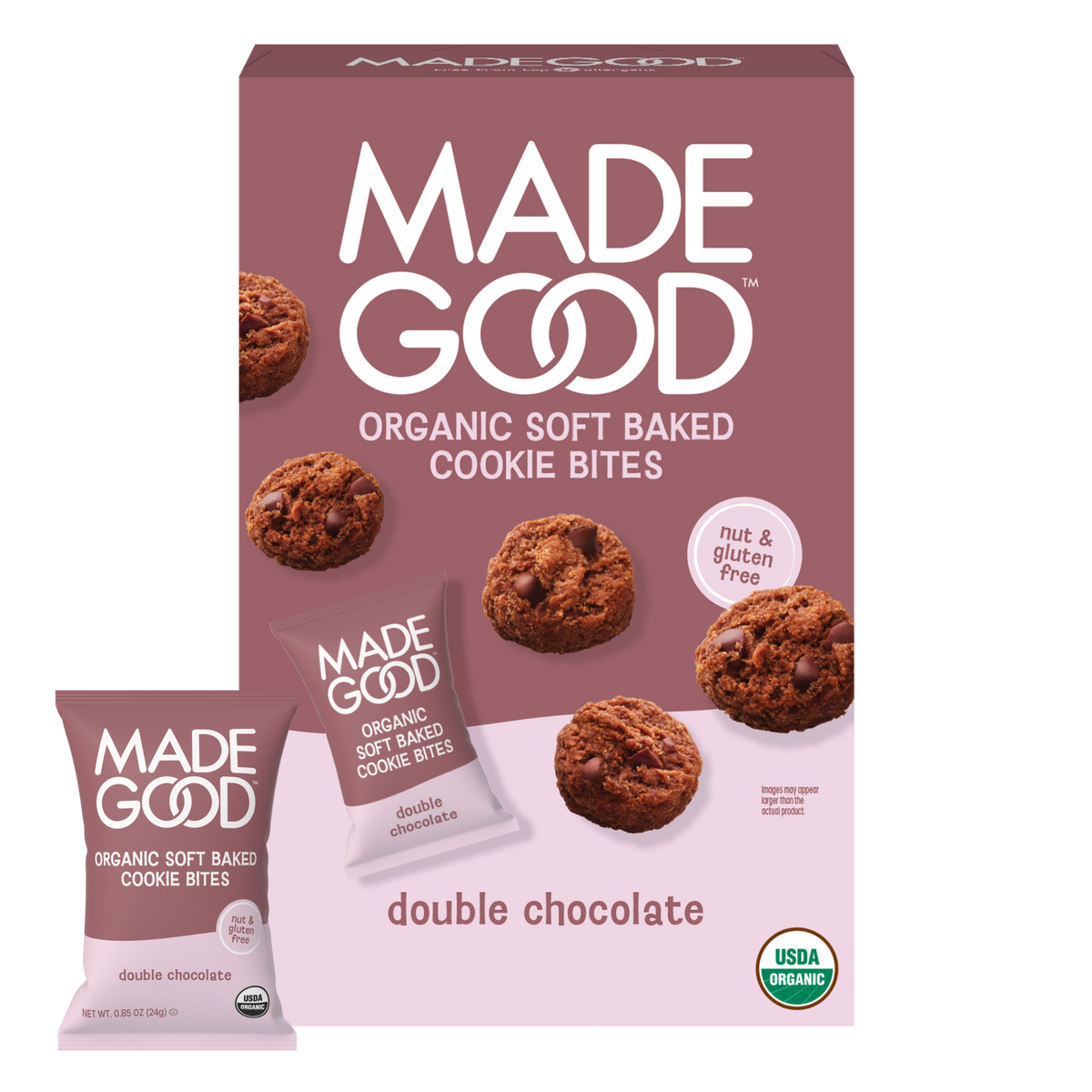 Double Chocolate Soft Baked Mini Cookies