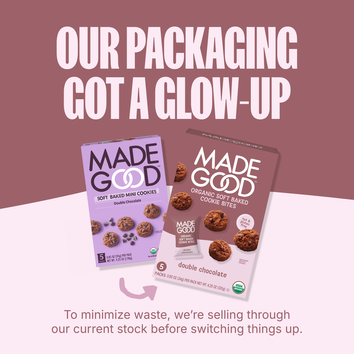 Double Chocolate Soft Baked Mini Cookies