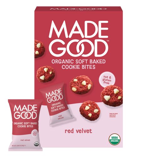 Red Velvet Soft Baked Mini Cookies