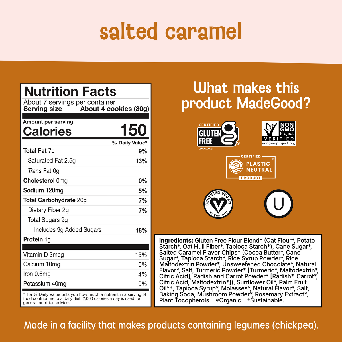 Salted Caramel Crunchy Cookies