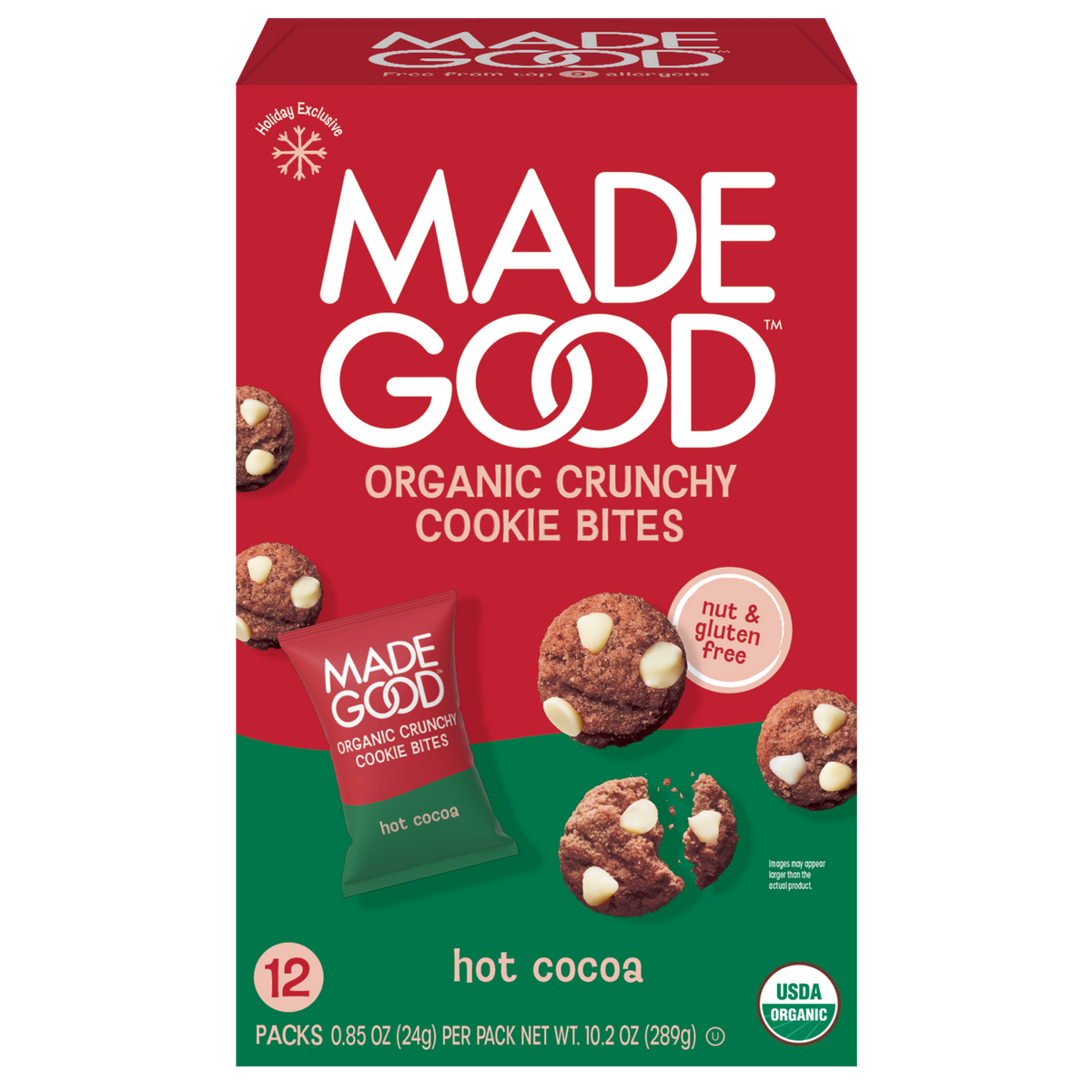 Hot Cocoa Organic Crunchy Mini Cookies