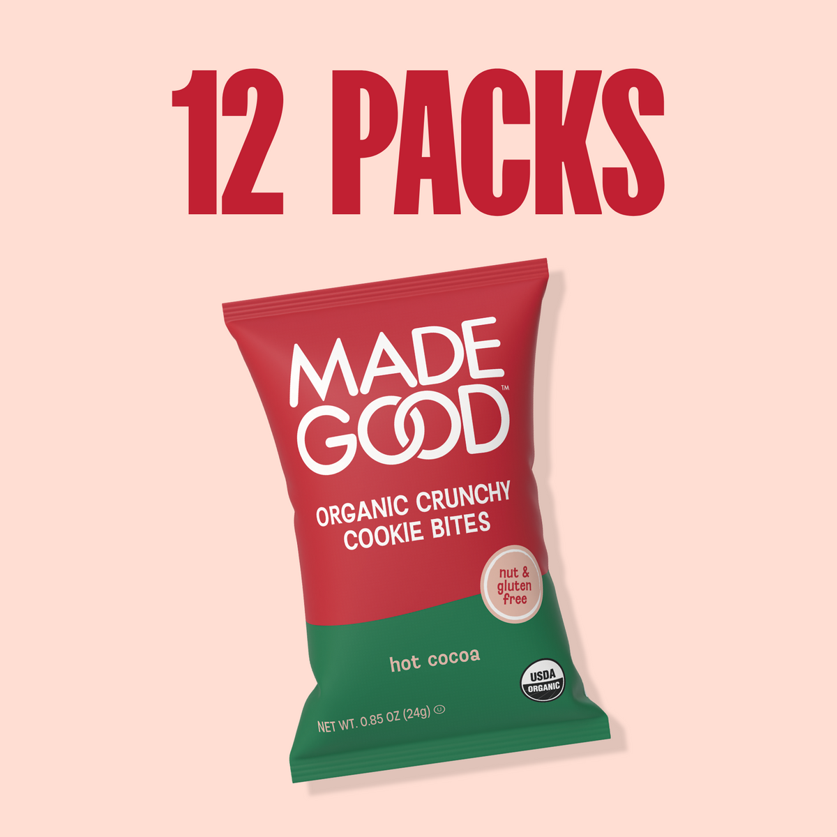 Hot Cocoa Organic Crunchy Mini Cookies