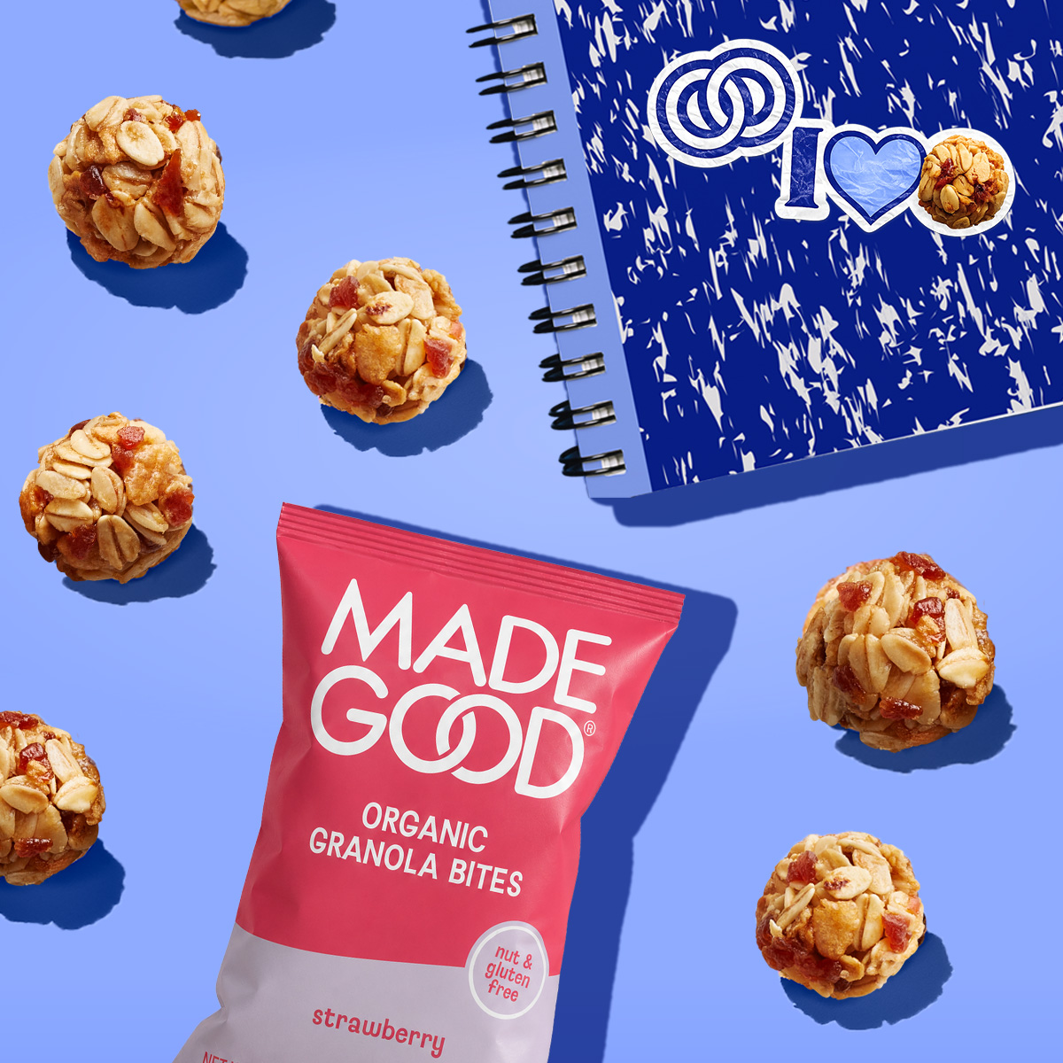 Strawberry Granola Bites