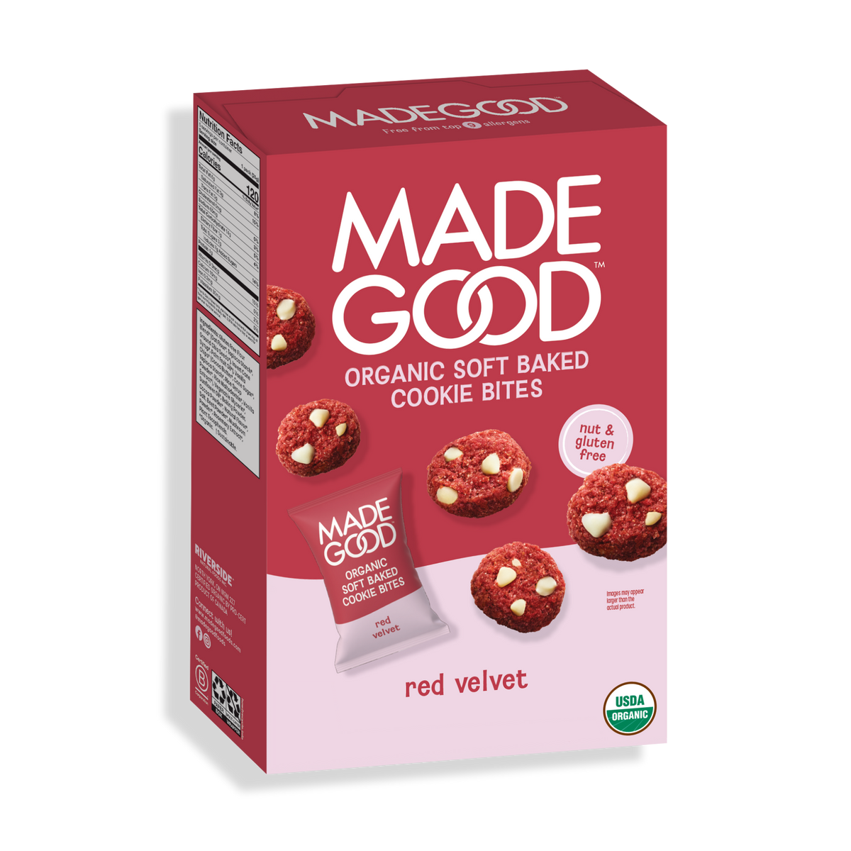 Red Velvet Soft Baked Mini Cookies