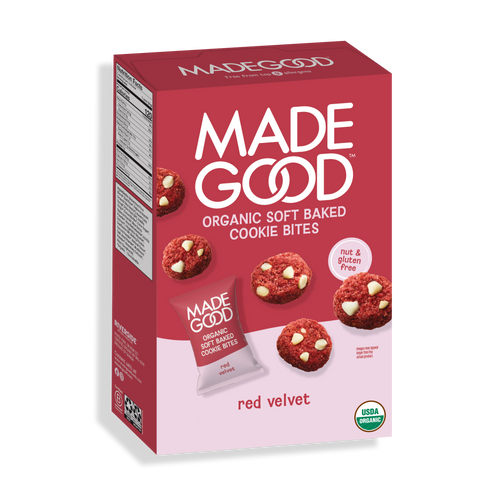 Red Velvet Soft Baked Mini Cookies