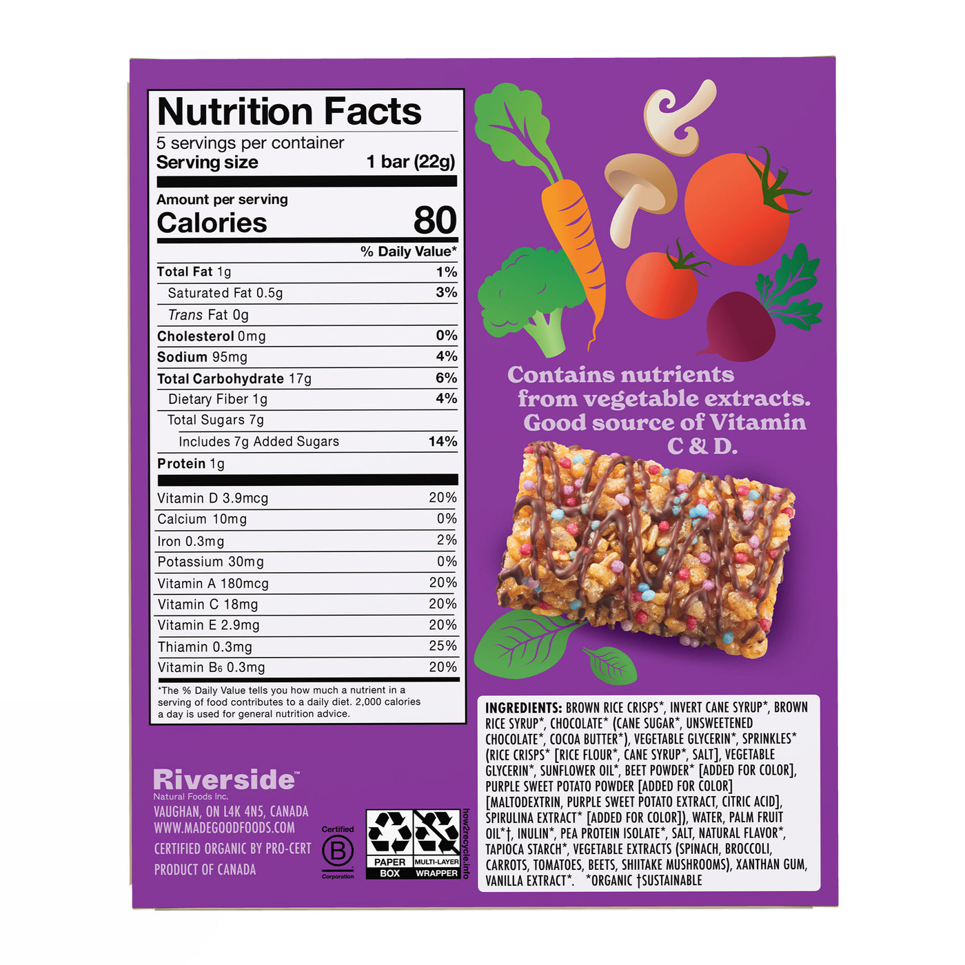 Confetti Chocolate Drizzled Crispy Squares (30 Count)