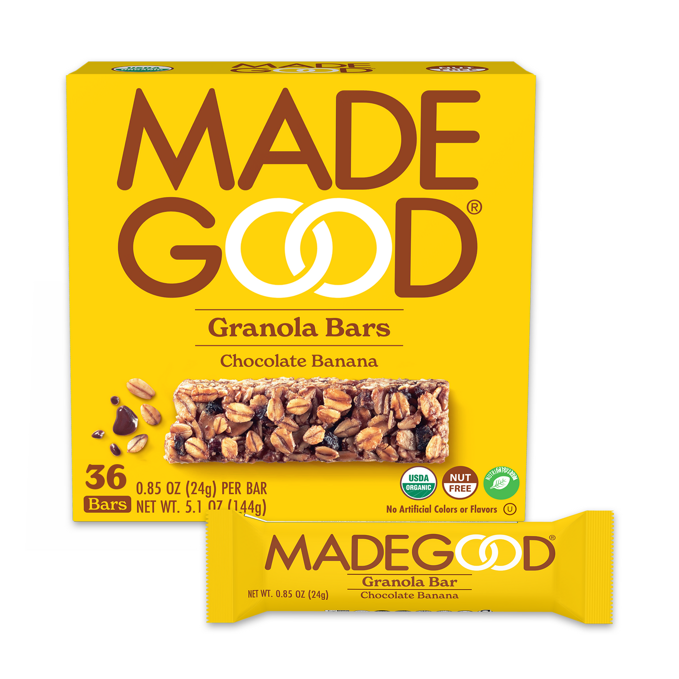Chocolate Banana Granola Bars (36 Count)