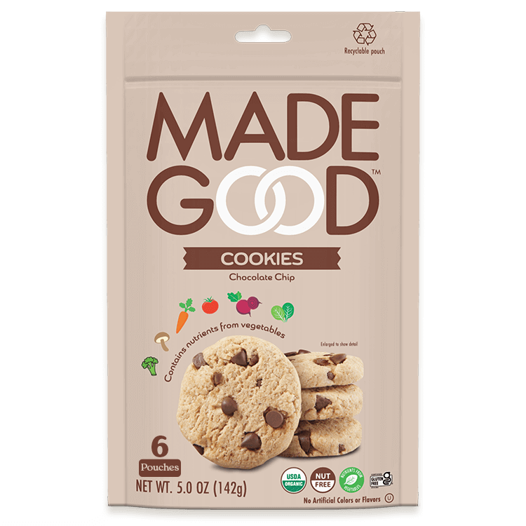 Image of 6 count Chocolate Chip Cookies, 5.0 oz per pouch.