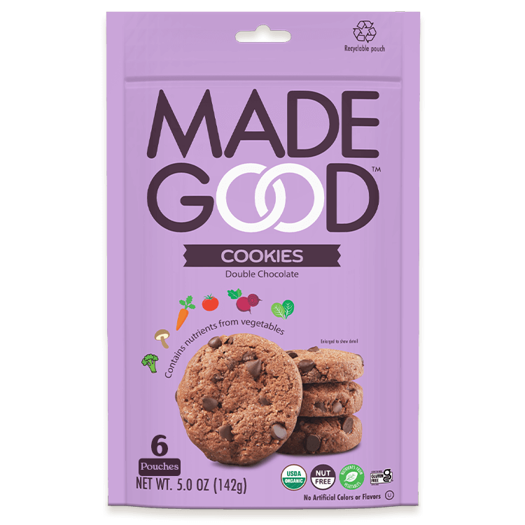 Image of 6 count Double Chocolate Cookies, 5.0 oz per pouch.