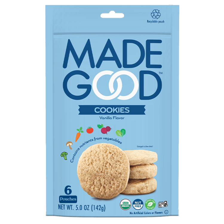 Image of 6 count Vanilla Cookies, 5.0 oz per pouch.